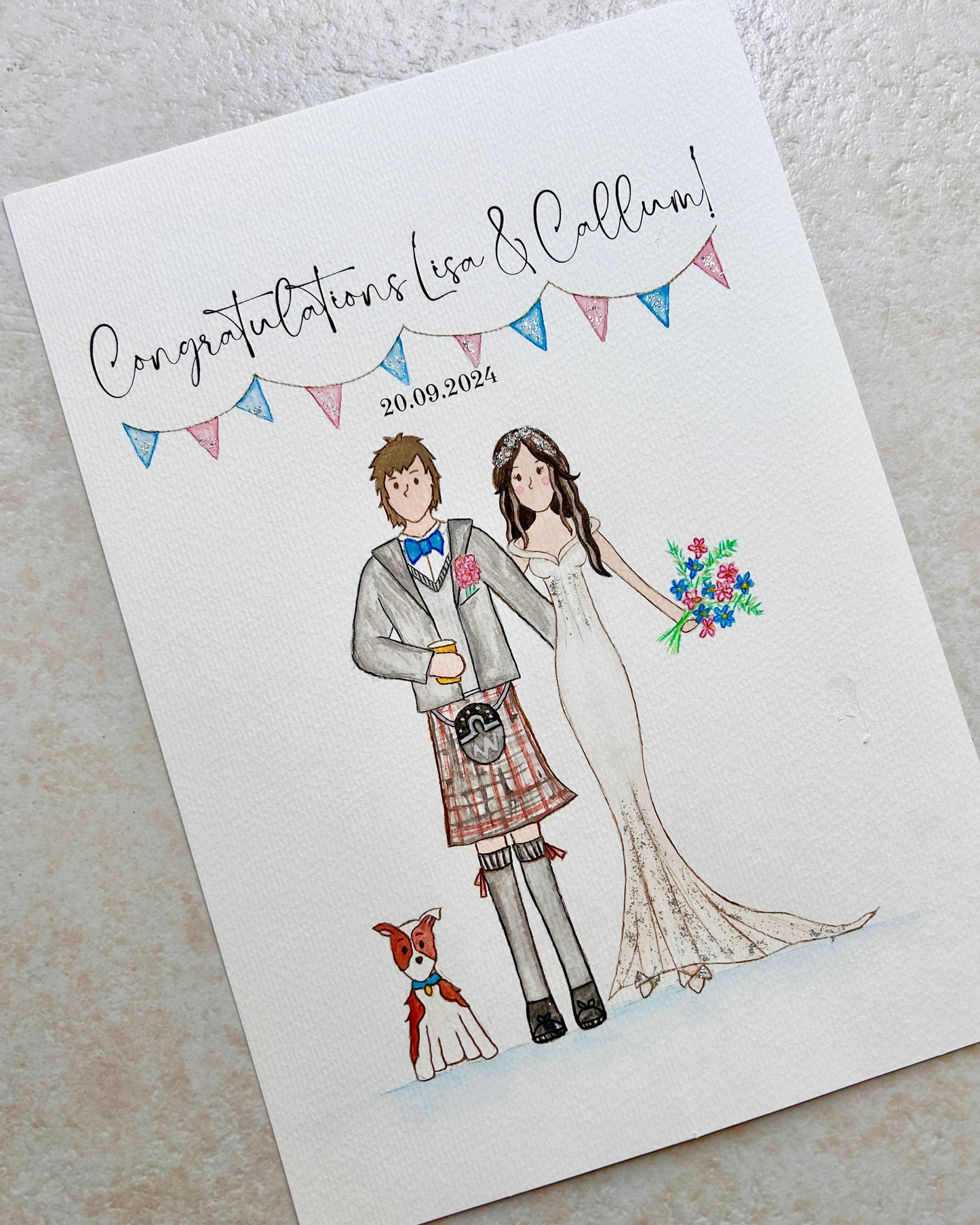 Hand Painted Bespoke Illustration